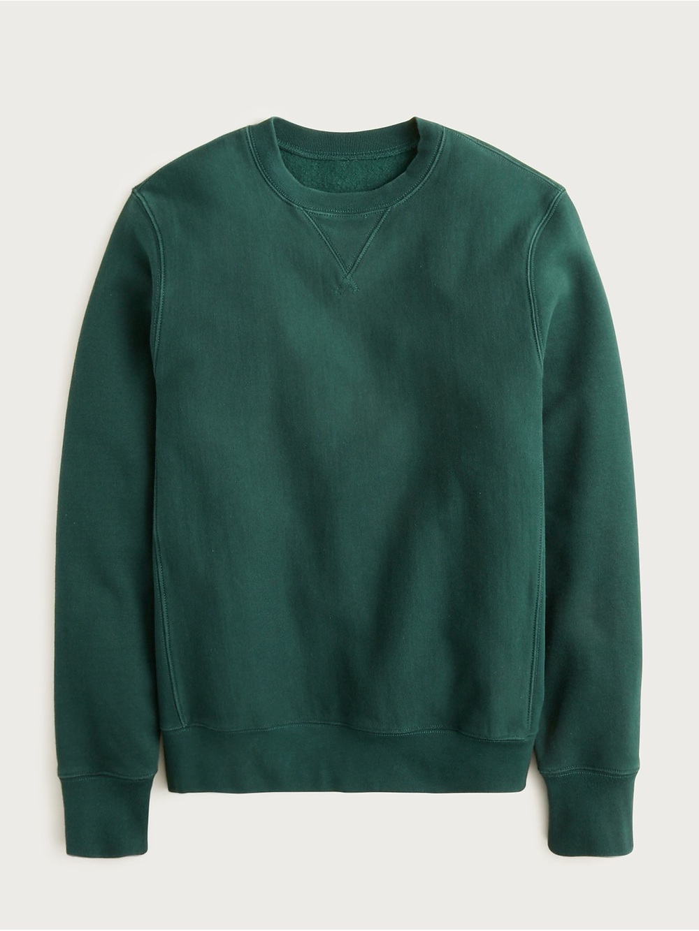 J. Crew Heritage 14oz Fleece Crewneck Sweatshirt - Forest Green